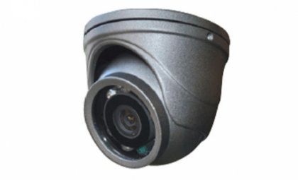 Mini Vandalproof IR Dome Kamera / Beyaz / Sesli